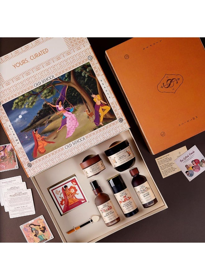 old school Yours, Curated | Gift Box for Glowing Skin | Luxury Wedding Gift | Natural Skincare Gift Box - Image 4